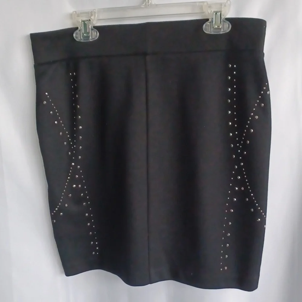 Rock & Republic Mini Skirt Studded Black Party Cocktail Clubbing Size 4